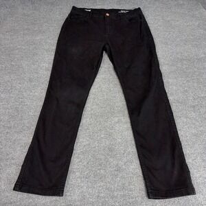 Mugsy Jeans Mens 36X32 Black Denim Squid Inks Mid Rise Classic Fit Stretch